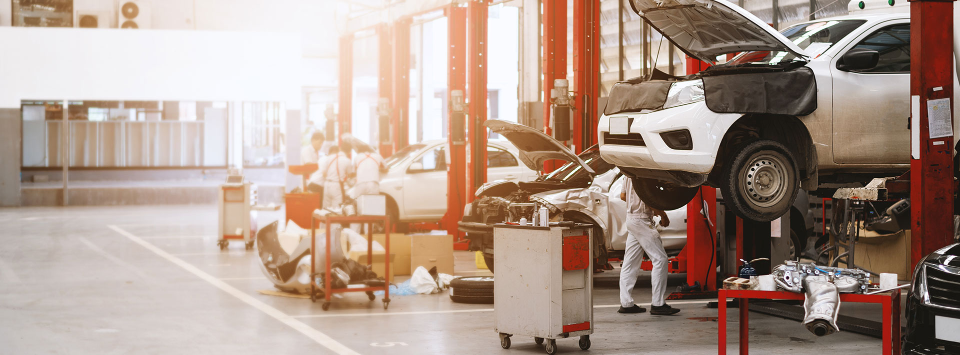 Garage automobile dans les Landes
